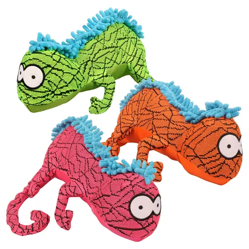 Coockoo Hundespielzeug Rango 29x12 cm mit Quietscher bunt für Hunde