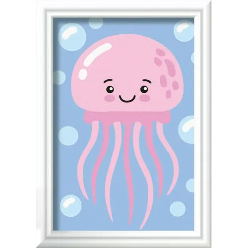 Ravensburger CreArt - Malen nach Zahlen 23948 - Fröhliche Qualle - Kinder ab 7 Jahren (23948)