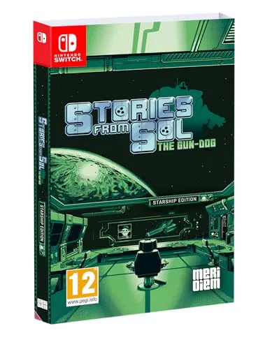 Stories from Sol The Gun Dog Starship Edition - Switch [EU Version] - Nintendo Switch-Spiel mit Retro-Anime-Vibes und spannender Point-and-Click-Mechanik. Erlebe ein packendes Sci-Fi-Abenteuer im Jahre 214 und rette die Crew der Gun-Dog vor einer unbekannten Bedrohung!