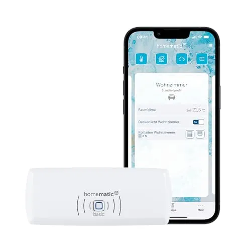 Homematic IP Access Point – Basic, Smart Home Gateway mit Sprachsteuerung - Wireless Access Point, ideal für die einfache Steuerung von bis zu 20 Homematic IP Geräten über die kostenlose App und Sprachbefehle mit Amazon Alexa.