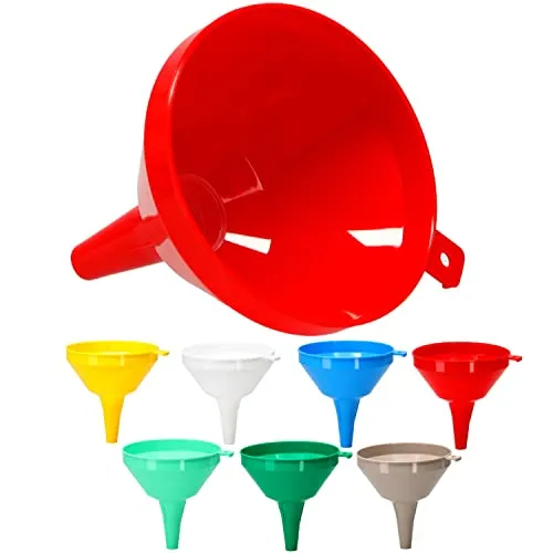 Trichter KunststoffTrichter + Sieb lebensmittel filtern Einfülltrichter Fülltrichter, Abfülltrichter Weinballon