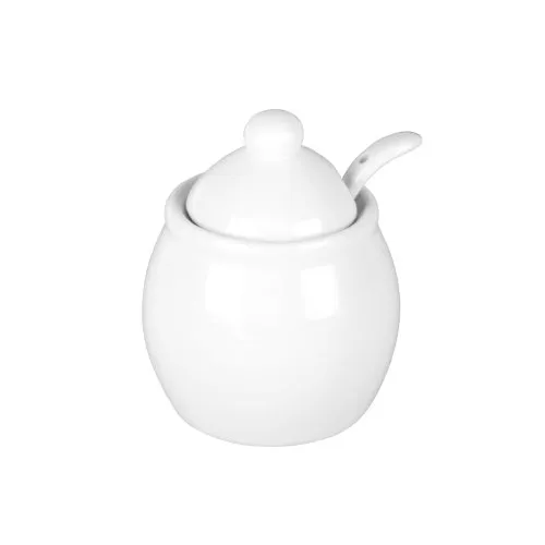 Flirt by R&B Marmeladendose, Deckel und Löffel 