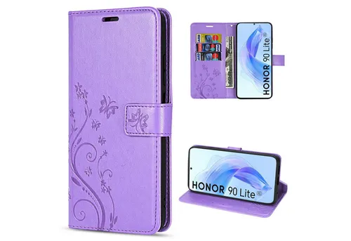 betterfon Handyhülle Handytasche für Honor 90 Lite Schutzhülle Klapphülle, Bookstyle-Hülle: Magnetverschluss 3 Kartenfächer & Standfunktion