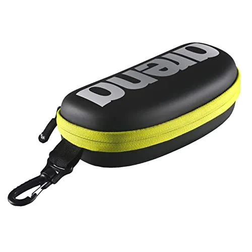 ARENA Goggle Case - Schwimmbrillen Etui, Farbe:schwarz/gelb