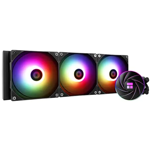 Thermalright AQUA ELITE 360 ARGB CPU-Wasserkühler, mit 3 * 120mm PWM-Lüftern, 1550RPM Geschwindigkeit, für AMD/AM4/AM5&Intel LGA1150/1151/1200/2011/1700, Computer CPU Aio Kühler (AE360 ARGB)