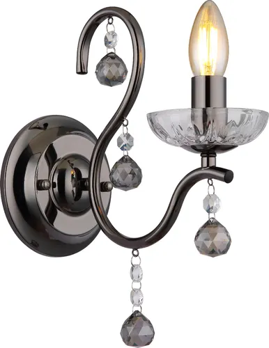 GLOBO Lighting Wandleuchte CAMILA BH 14x33 cm schwarz Wandlampe