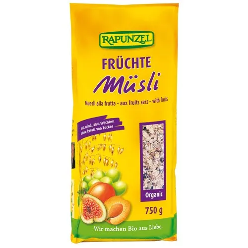 Rapunzel Früchte Müsli, 6er Pack
