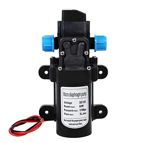 DC 12V Wasserpumpe Hochdruck Selbstansaugende Pumpe 116Psi Selbstansaugendes Caravan Campingboot , Autoreinigung