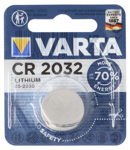 Varta CR2032 Lithium Batterie IEC CR2032 Abmessungen 20x3,2mm