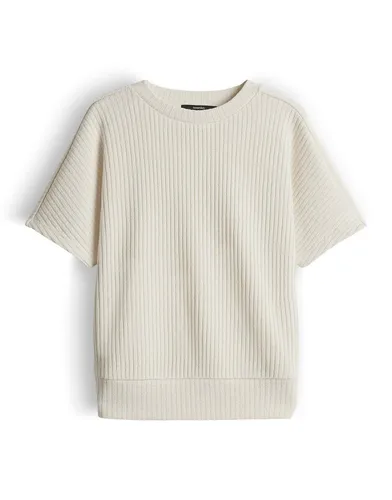 someday Damen Sweatshirt | Breite Rippenstruktur, Regular Fit Natural Glaze, Größe 38 - Das someday Sweatshirt ist vielseitig kombinierbar und ideal für Büro, Freizeit oder besondere Anlässe. Der moderne Look mit lockerer Passform sorgt für ein angenehmes Tragegefühl und hochwertige Qualität.