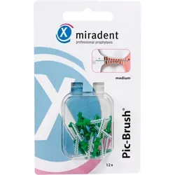 Miradent Pic-Brush Medium grün 12 St
