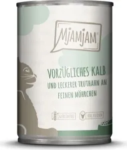 MjAMjAM - vorzügliches Kalb & Truthahn an leckeren Möhrchen 400 g 400g