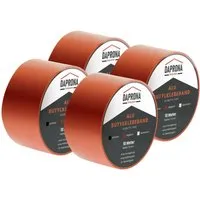 Butylband 75mm - 4x 10m selbstklebend - Dichtmaterialien mit herausragender Selbstklebefunktion, ideal für Abdichtungen und Reparaturen. Flexibel und langlebig für verschiedene Anwendungen.