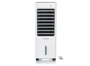 Brandson Luftkühler mobil mit Wasserkühlung - Klimaanlagen: Mobiler 5L Luftkühler und Turmventilator, ideal für kostengünstige Abkühlung und Luftbefeuchtung zu Hause oder im Büro.