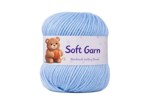 INDIGOS UG Acrylgarn 6-fach 10x50g = 500g Strickgarn Set - selbststreifendes Garn Häkelwolle