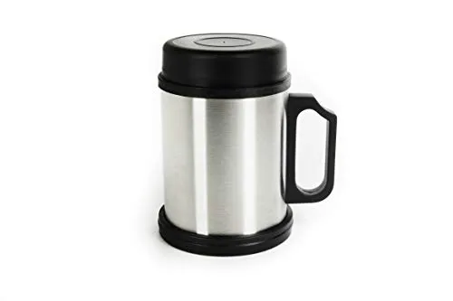 Campfrei Edelstahl Thermobecher 0,35 L Kaffeebecher Isolierbecher mit Deckel to go Becher