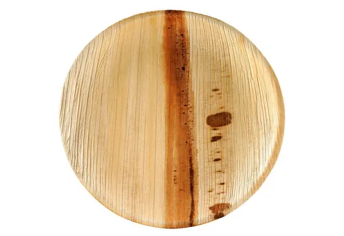 wisefood Einwegteller Palmblatt Teller rund Ø 25cm, (100 St)