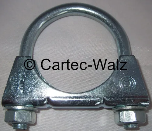 Bügelschelle Auspuffschelle Rohrverbinder U-Bolt Clamp  M10 Ø 65mm