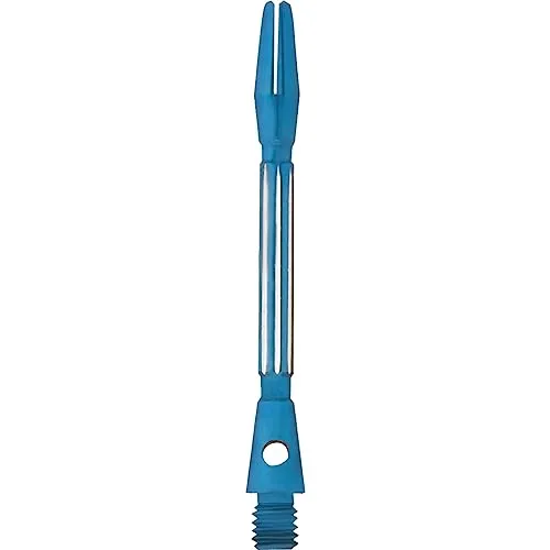 BULL'S Split Aluminium Shaft, Medium, blau, 1 Satz (3er Pack)