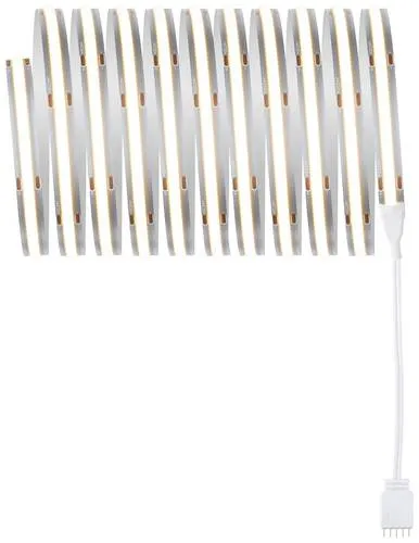 Paulmann 71049 LED-Streifen-Basisset 3m Warmweiß - LED Streifen mit 528 LEDs/m für homogene Raumausleuchtung, nahtloses Lichtbild und breiten Ausstrahlwinkel von 180° – ideal für filigrane LED Profile.