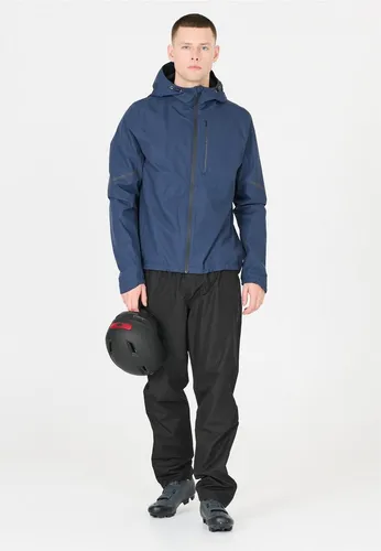 ENDURANCE - Seren Cycling/MTB Rain Pants - XL Schwarz - Wasserdichte und winddichte Regenhose mit DWR-Imprägnierung, ideal für Bikepacking und den täglichen Weg zur Arbeit. Farbe: Schwarz, Größe: XL.
