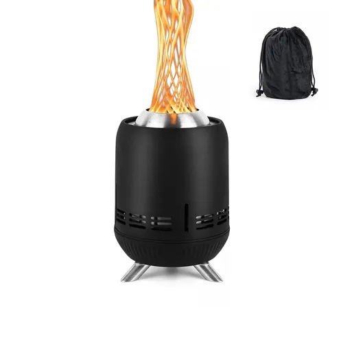 Tischkamin Tischfeuerstelle - Rauchfreies Tischfeuer für Gemütlichkeit - Kompakte Feuerschale aus Edelstahl, perfekt für stimmungsvolle Abende. Mit bebilderter Anleitung und 1 Jahr Herstellergarantie.