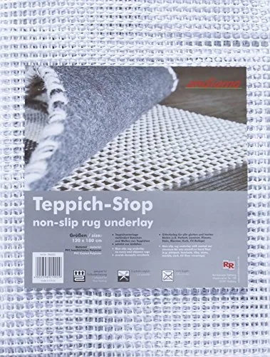 andiamo Teppich Stop Antirutschmatte für Teppich - rutschfeste Unterlage, um ein Verrutschen des Teppichs zu verhindern - Teppich Antirutschunterlage 120 x 180 cm