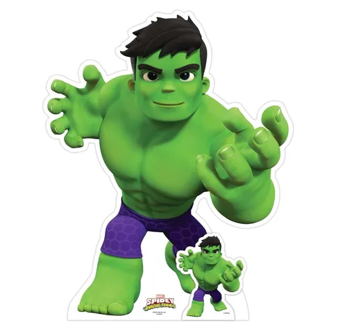 Spider-Man Pappaufsteller (Stand Up) - Spidey and His Amazing Friends Hulk (Star