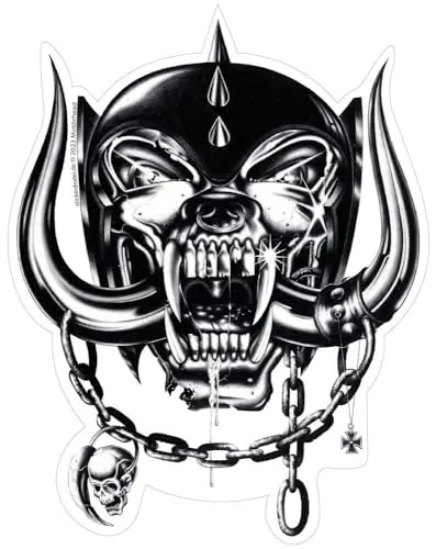 chemstickattack Motörhead Aufkleber Warpig Sticker Snaggletooth ca. 12x9,5 cm