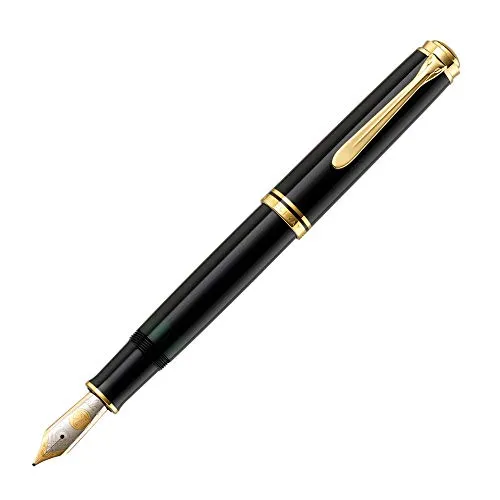 Pelikan Füller Souverän M800, 18-Karat Bicolor-Goldfeder in schwarz von Pelikan