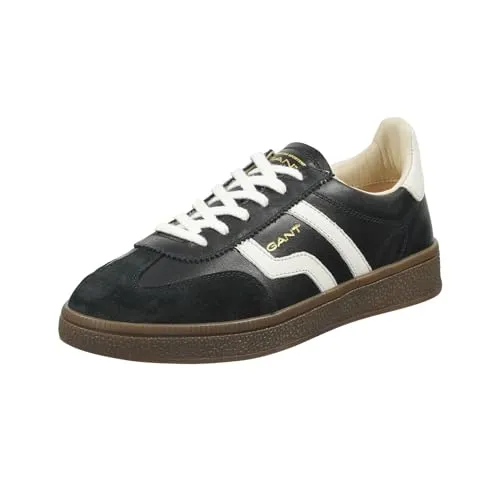 GANT FOOTWEAR Damen CUZIMA Sneaker - Black White, Größe 37 EU, stylischer Komfort für den Alltag