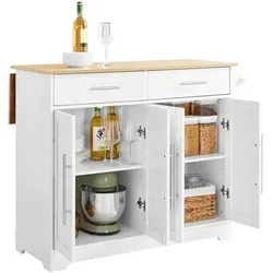 SoBuy Küchenwagen Weiß von SoBuy