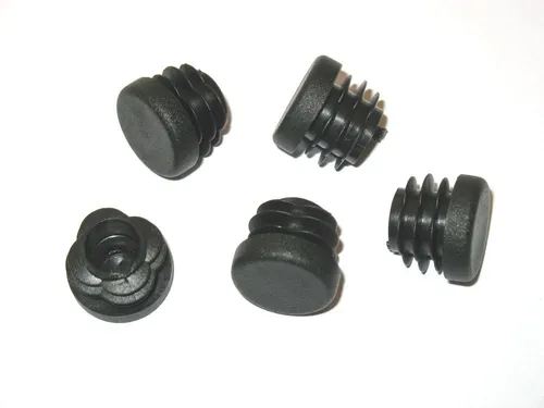 Walter Bethke GmbH & Co. KG Anhänger 100 x Lamellenstopfen Rundrohrstopfen Ø 20 mm (Außen) Stopfen SCHWARZ