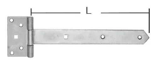 Pollmann Kreuzgehänge 40 x 3,5 x 400 mm hell verzinkt - 1126400