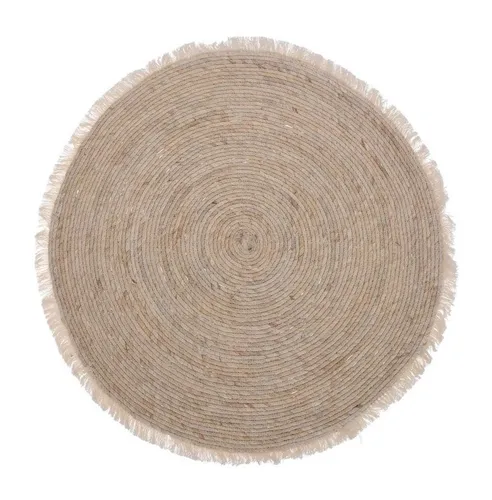 Runder Maisstrohteppich für Wohnzimmer, Ø 80 cm von Koopman