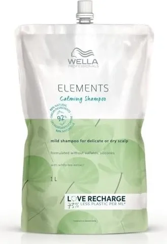 Wella Elements Calming Shampoo Nachfüllpackung (1000 ml) von Wella Professionals