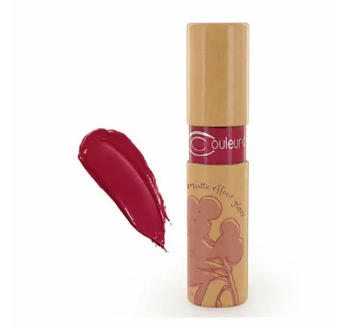 COULEUR CARAMEL Lipgloss Matte Effect 844 Rouge Rose - Lippenstift mit mattem Finish, 29.57 ml, verleiht den Lippen eine langanhaltende Farbe und ein samtiges Gefühl für einen perfekten Look.