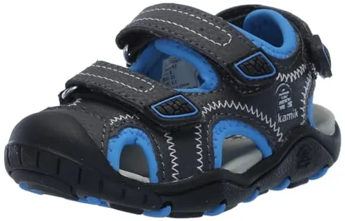 Kamik Kinder Sandale SEATURTLE2, Grau/Hellblau, Größe 38 EU