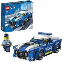 LEGO City Polizeiauto - Polizei-Spielzeug ab 5 Jahren mit Polizisten-Minifigur für spannende Verbrecherjagden und kreatives Spielen