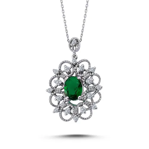 Diamant Ohrhänger Blume in 14 Karat Weißgold - Elegante Ohrhänger aus 14 Karat Weißgold mit Brillant-Schliff-Diamanten. Perfekt für besondere Anlässe und individuelle Anpassungen. Zeitloser Schmuck, der jedes Outfit aufwertet.