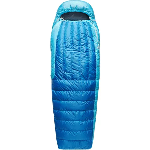 Sea to Summit Trek -1°C Regular Daunenschlafsack - Blau - Schlafsäcke, ultraleicht und komprimierbar für optimale Wärme bei kühlen Nächten, ideal für Outdoor-Abenteuer.
