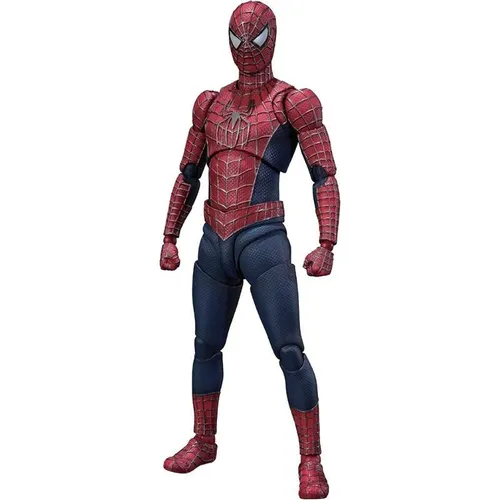 Bandai Spirits S.H.FIGUARTS Spider-Man Figur - Actionfigur des freundlichen Nachbarschafts-Spider-Man aus dem Film 'Spider-Man: Kein Weg nach Hause', ideal für Sammler und Fans ab 15 Jahren.