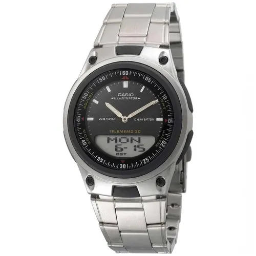 Casio Herren Armbanduhr AW-80D-1AVES - Armbanduhr für Herren mit Analog-Digital-Display, Weltzeit-Funktion und wasserdicht bis 5 Bar – ideal für aktive Männer.
