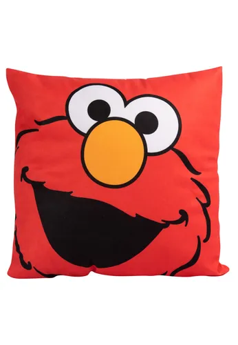 Sesamstraße Kissen - Elmo Dekokissen Rot 30x30 cm
