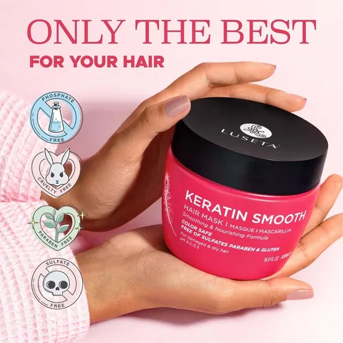L LUSETA Luseta Keratin Smooth Hair Mask 16.9 oz