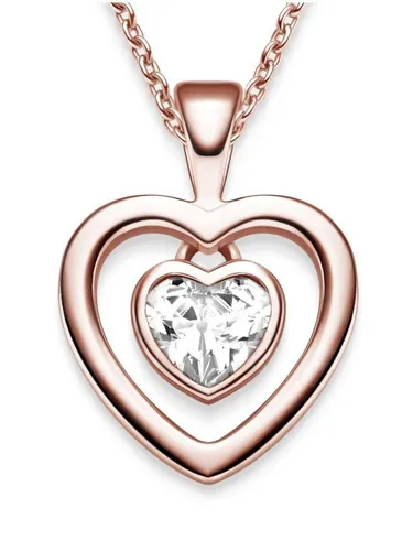 Amoonìc Damen Herzkette *Emotion* aus Silber 925 von AMOONIC