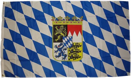Flagge Bayern Wappen 90 x 150 cm Hissflagge Fahne Flag
