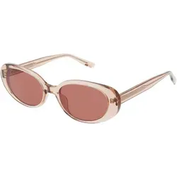 Tom Tailor 676011 Damen-Sonnenbrille Vollrand Panto Kunststoff-Gestell, pink