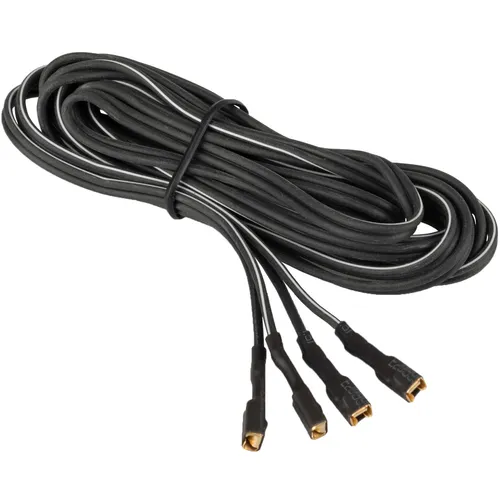 Fahrrad Doppelkabel Dynamokabel 2200mm mit 4x Kabelschuh Isoliert Hochwertig