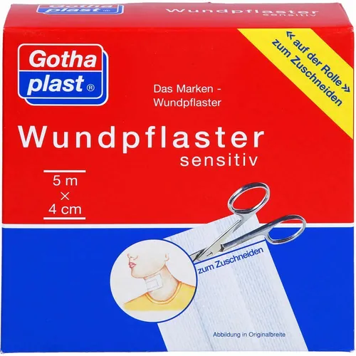 GOTHAPLAST Wundpfl.sensitiv 4 cmx5 m 1 St PZN04951212